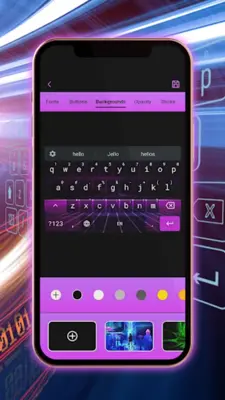 Neon Theme Keyboard android App screenshot 0