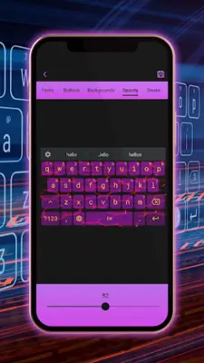 Neon Theme Keyboard android App screenshot 3